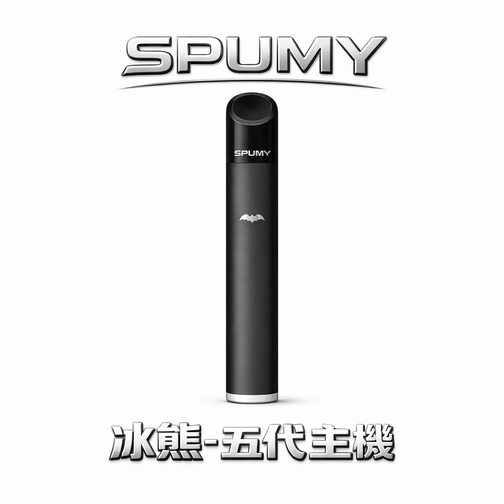 SPUMY 冰熊五代機 四、五、六代煙彈完美全通用 綻放極致兼容實力 480mAh 超大能量核心,結合雙檔功率調節精準控溫 台灣現貨